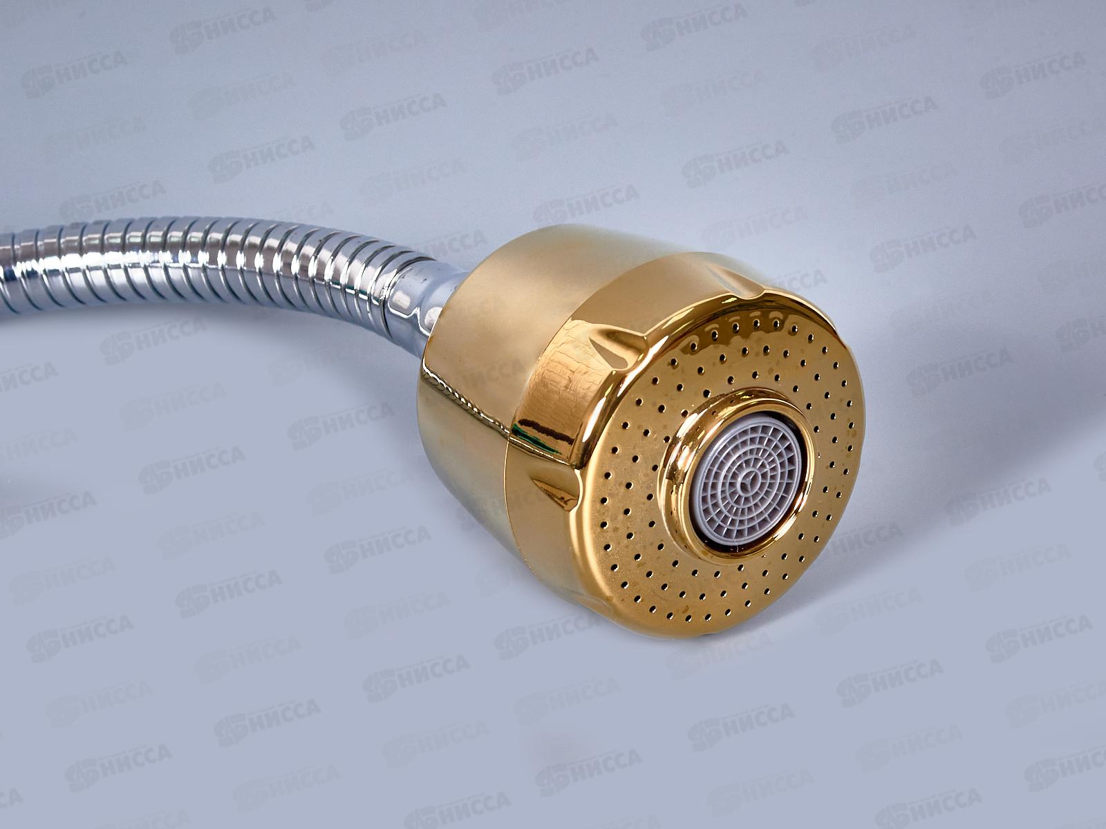 Смеситель д/кухни РОТАТО Р5832-4N с гибким изливом   *10