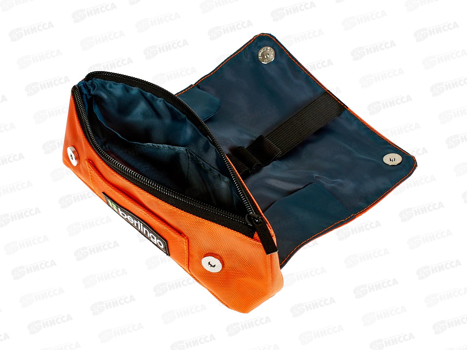 Пенал Berlingo 1отд. мягкий 215*95*45 Orange focus BR-Rm-080503 *1