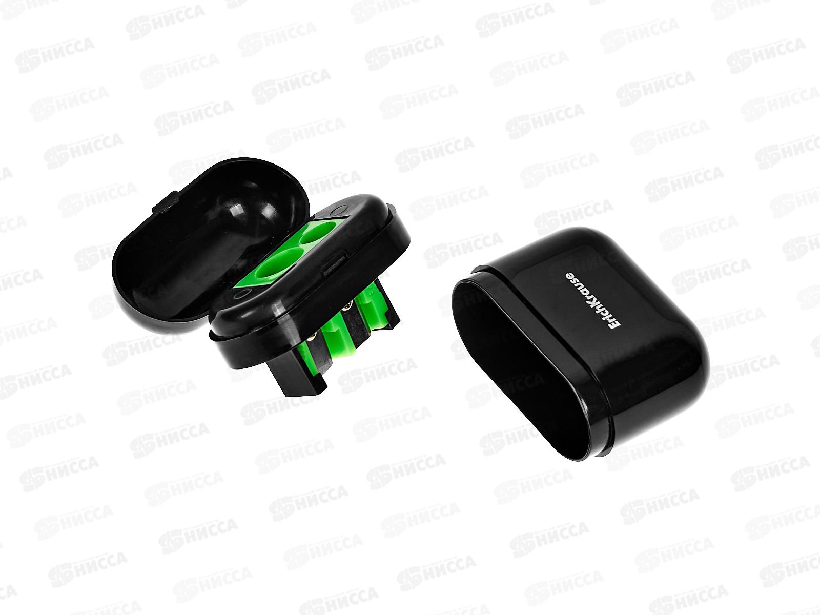 Точилка EK59988 Case Duo Accent  контейнер, ассорти  *12/72