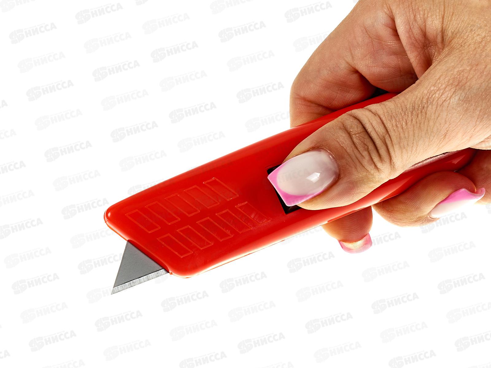 Нож канц. ERICH KRAUSE 19см Phantom.,возвр.лезвие  асс., 9162 *12/720