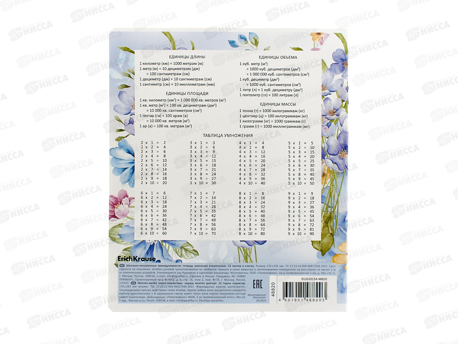 Тетрадь 12л кл. ПОЛИ Мурзики, 48820 *10/280