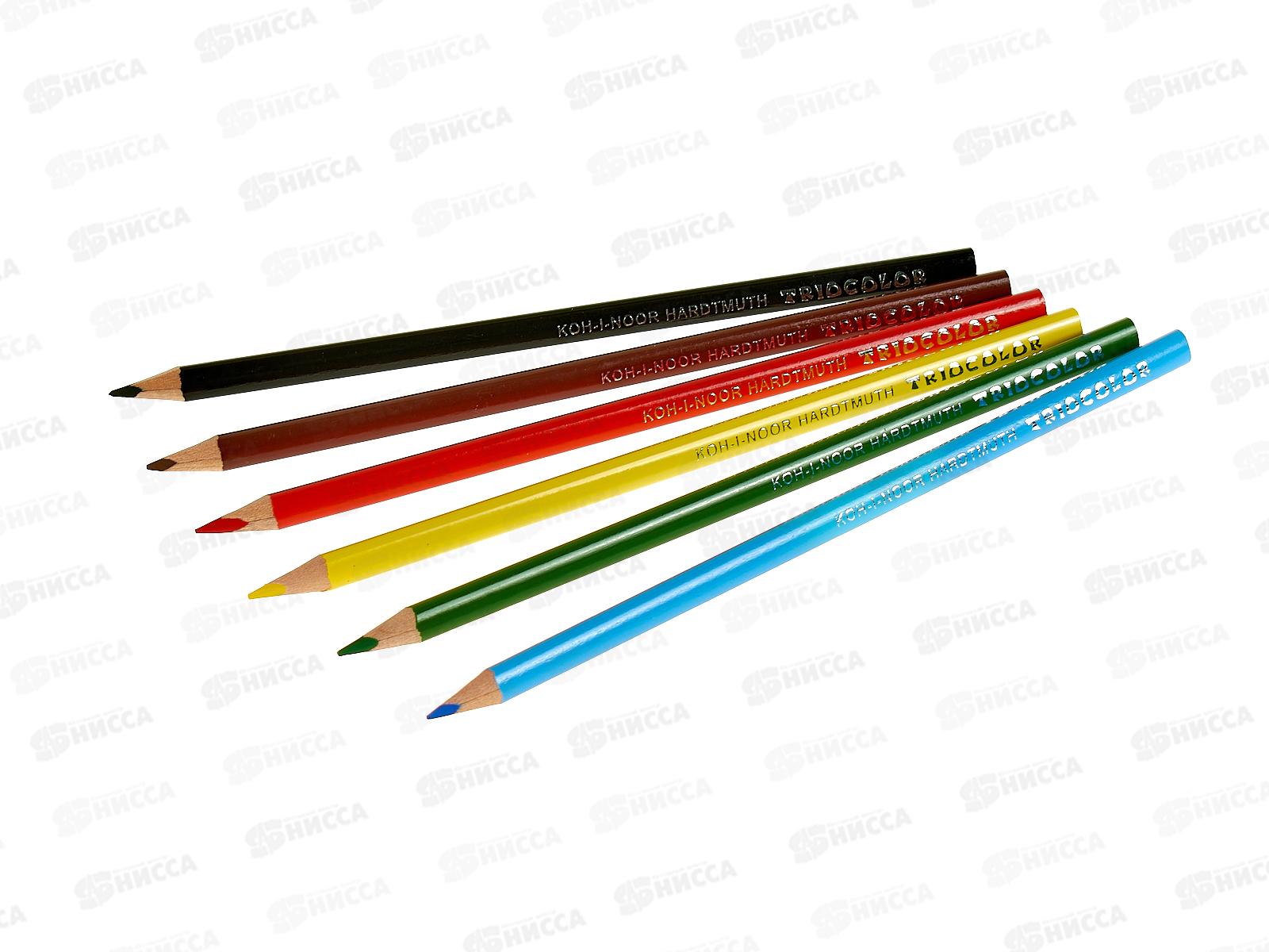 Карандаши  6цв K-I-N 3131 трехгран *24/480