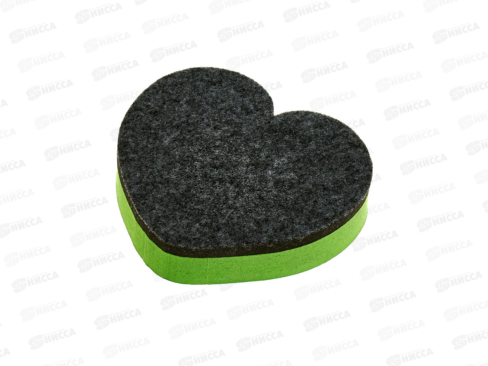 Стиратель д/доски deVente Heart d-9см. фетр. ассорти 6022705 *12