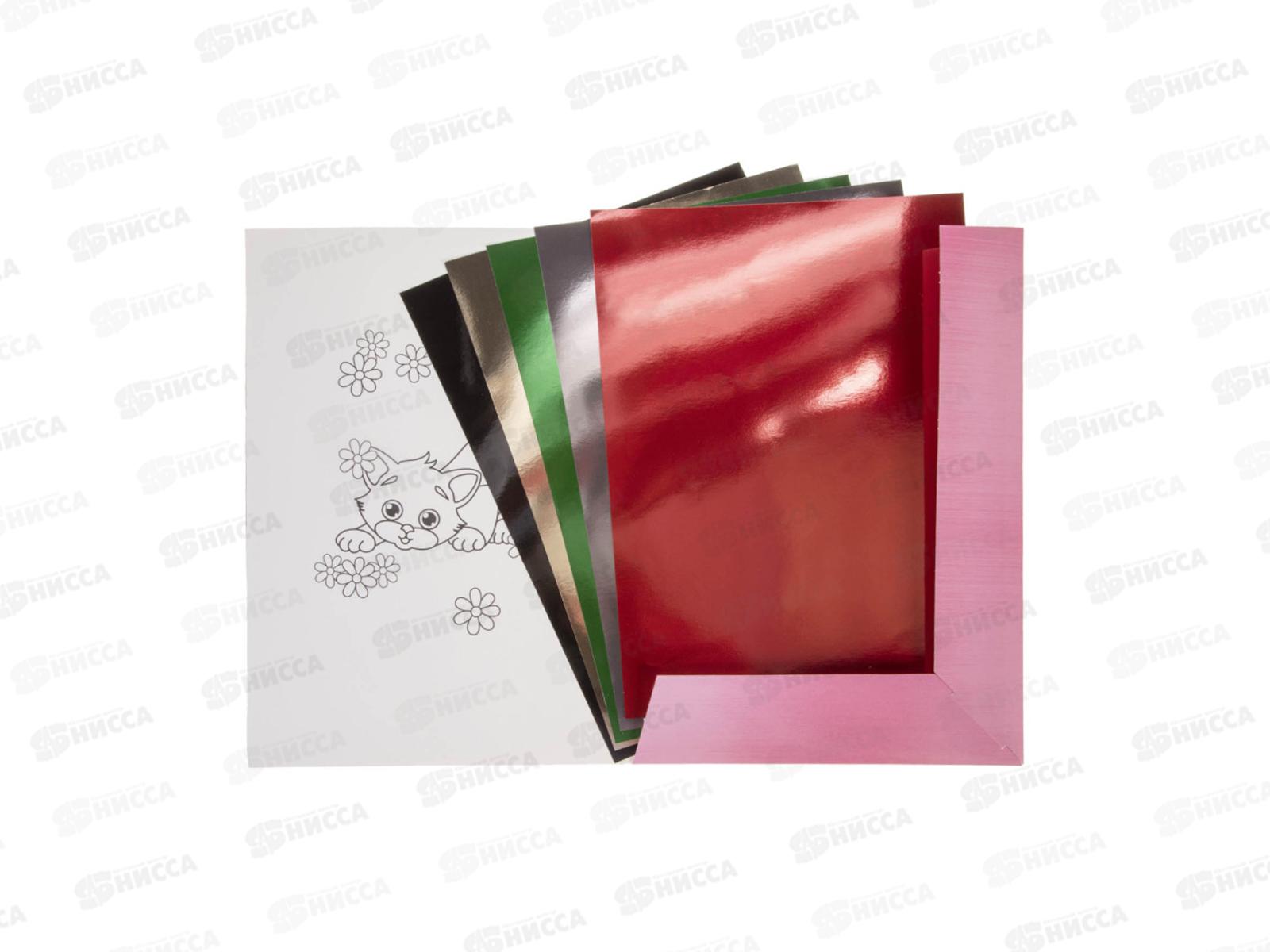 Цветная бум.  5л  5цв А4 Hatber Кошарики 28189*50