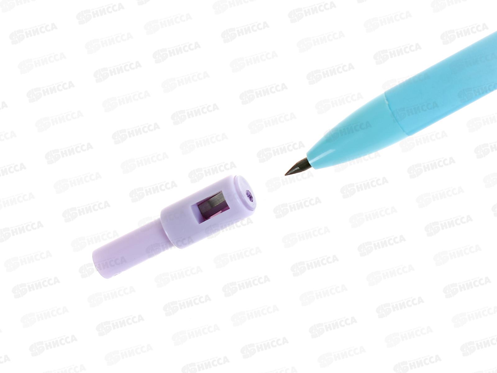 Карандаш мех. Brauberg Grade pastel цанг. 2мм, точилка, асс. 181961*24