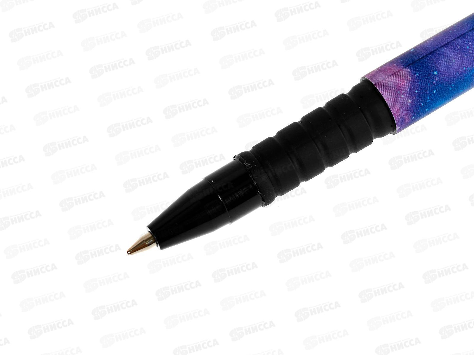 Ручка шар. BRAUBERG-143714 ST Grip Space 0.7мм синяя *36