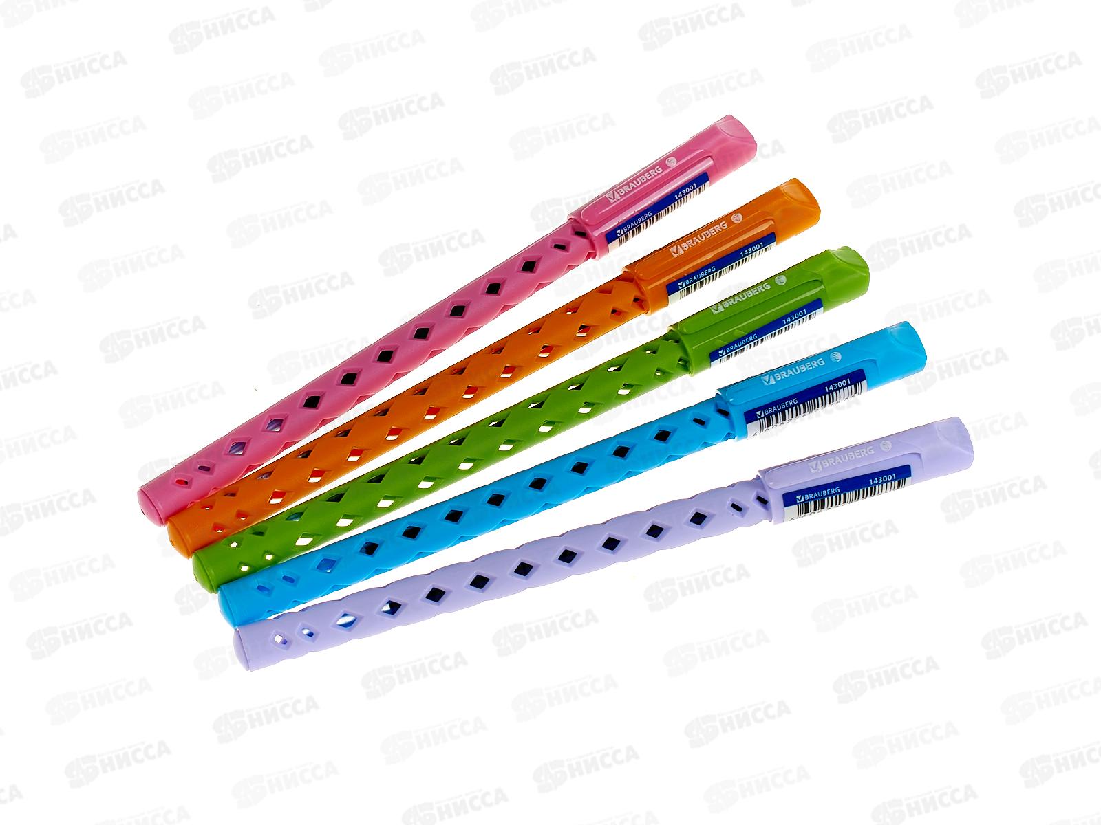 Ручка мас. BRAUBERG-143001 Orient color 0.35мм синяя *50