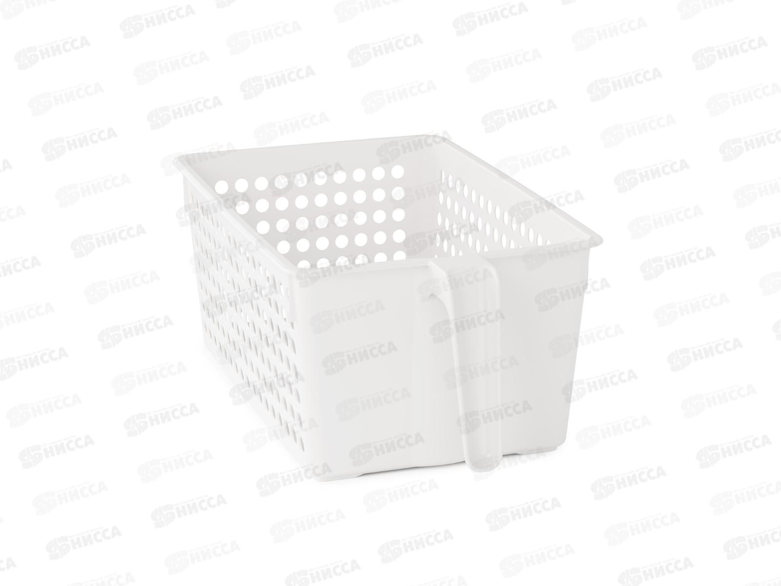 Корзина д/хранения с ручкой Белый М8973 *12