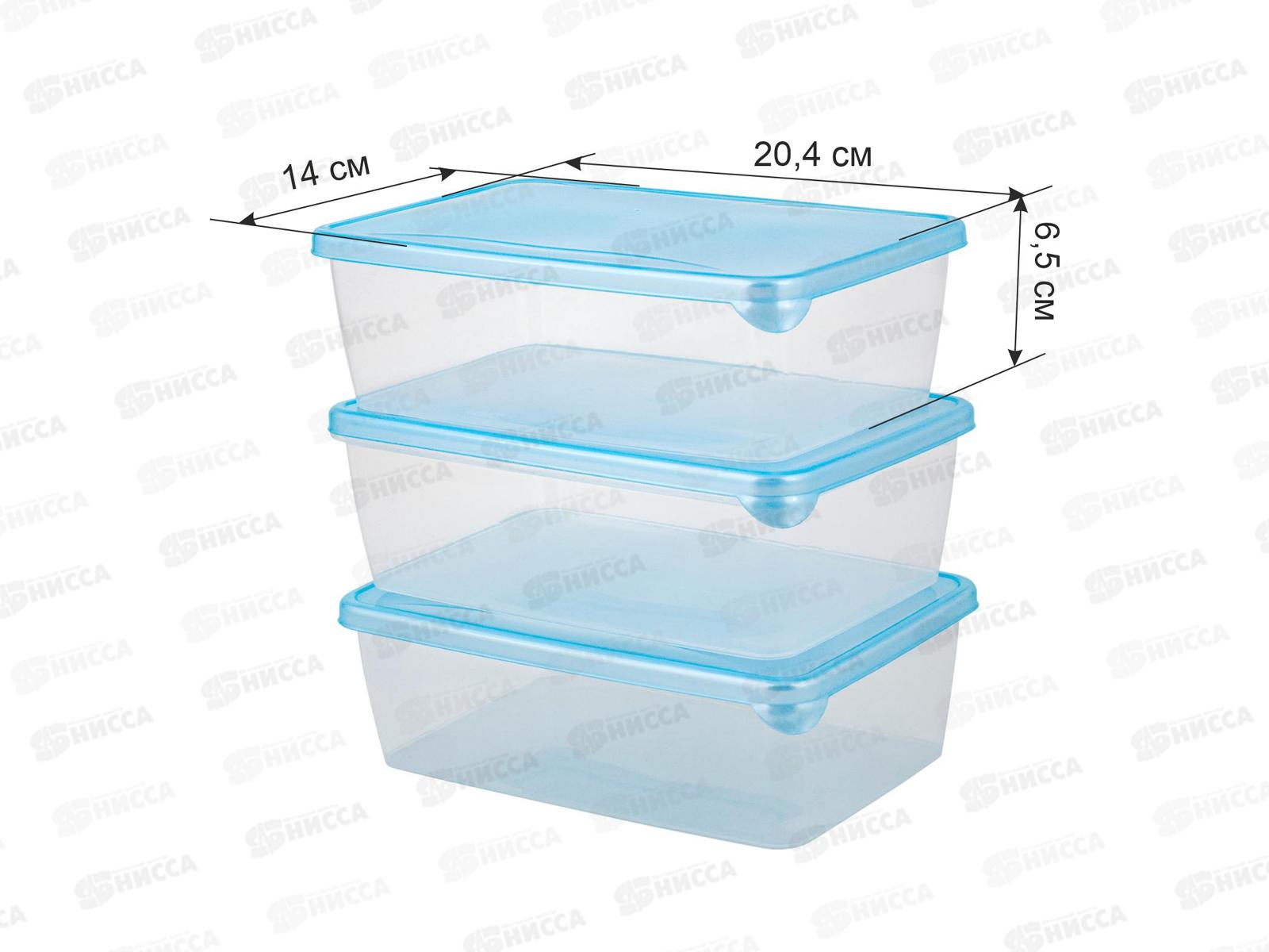 Контейнер 1,35л д/заморозки Sugar&Spice 3шт голубой SE102912044