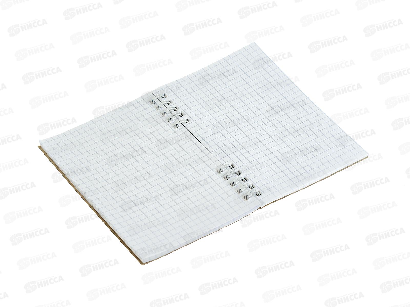 Блокнот 80л ПГС Шотландка, А6 спираль *12