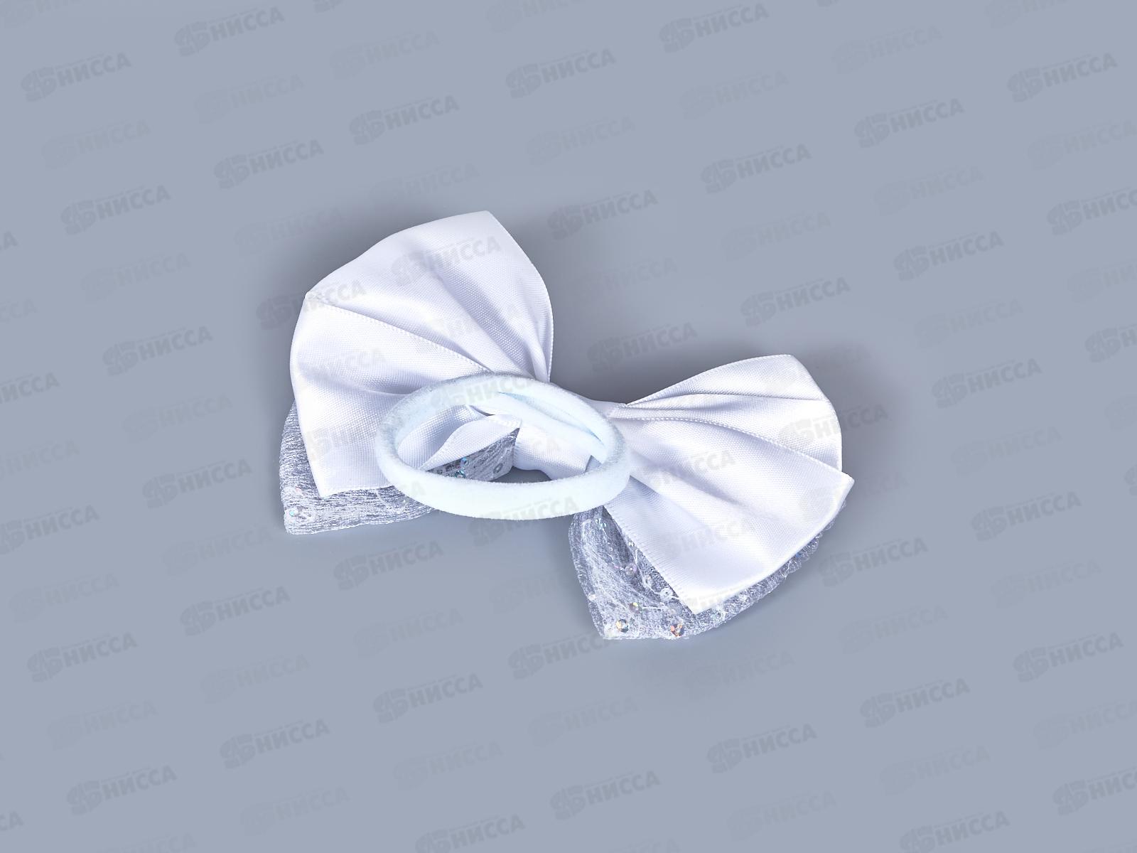 Резинка  д/в &quotШкольница стиль&quot сияние 12см белый 10691207