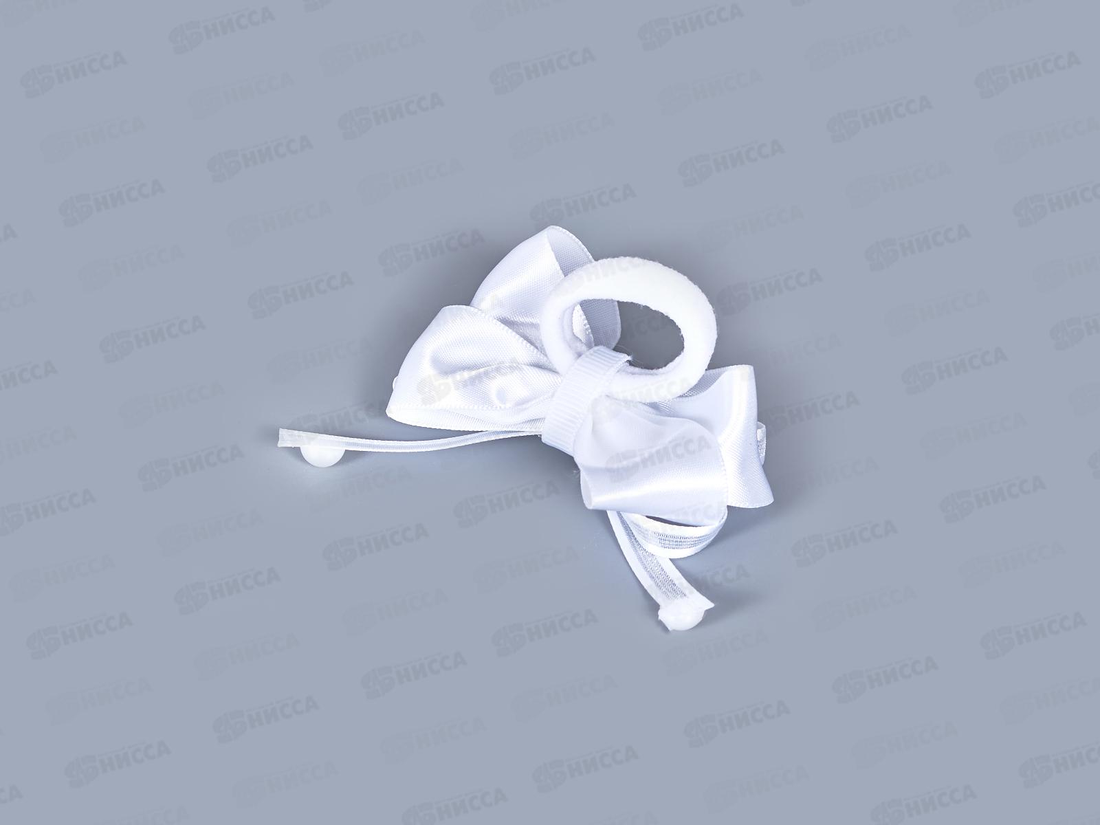 Резинка  д/в &quotШкольница&quot бант жемчужинки 7,5см 3522165