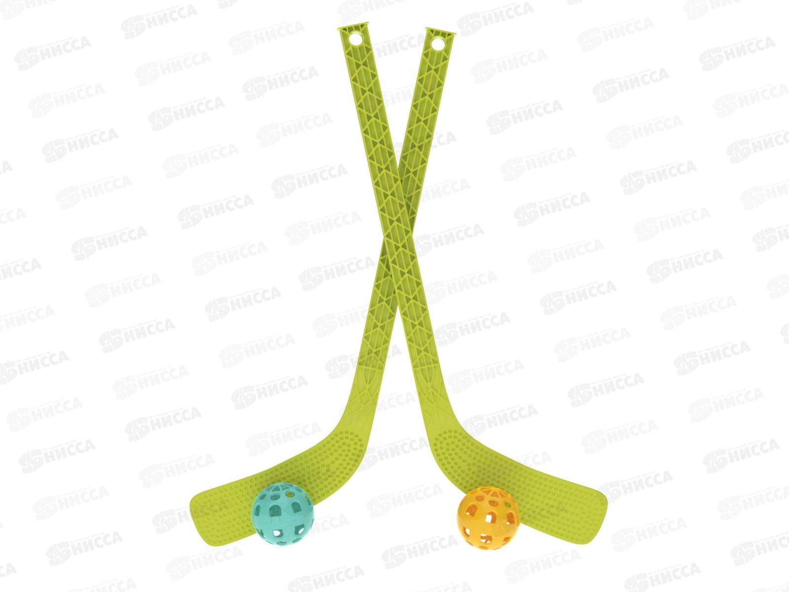 Набор для игры в хоккей &quotНепоседа&quot №2 АП 209 (2 клюшки детские, 510мм, 2 шара)