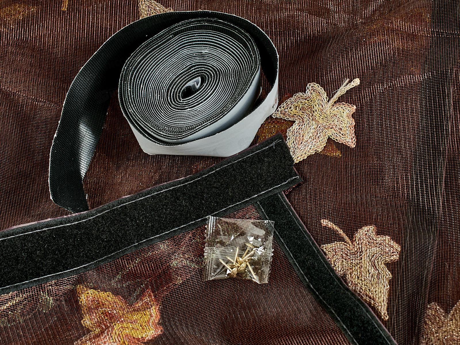 Занавес от насекомых 90х210 см., AL-25207 магнитный замок*60