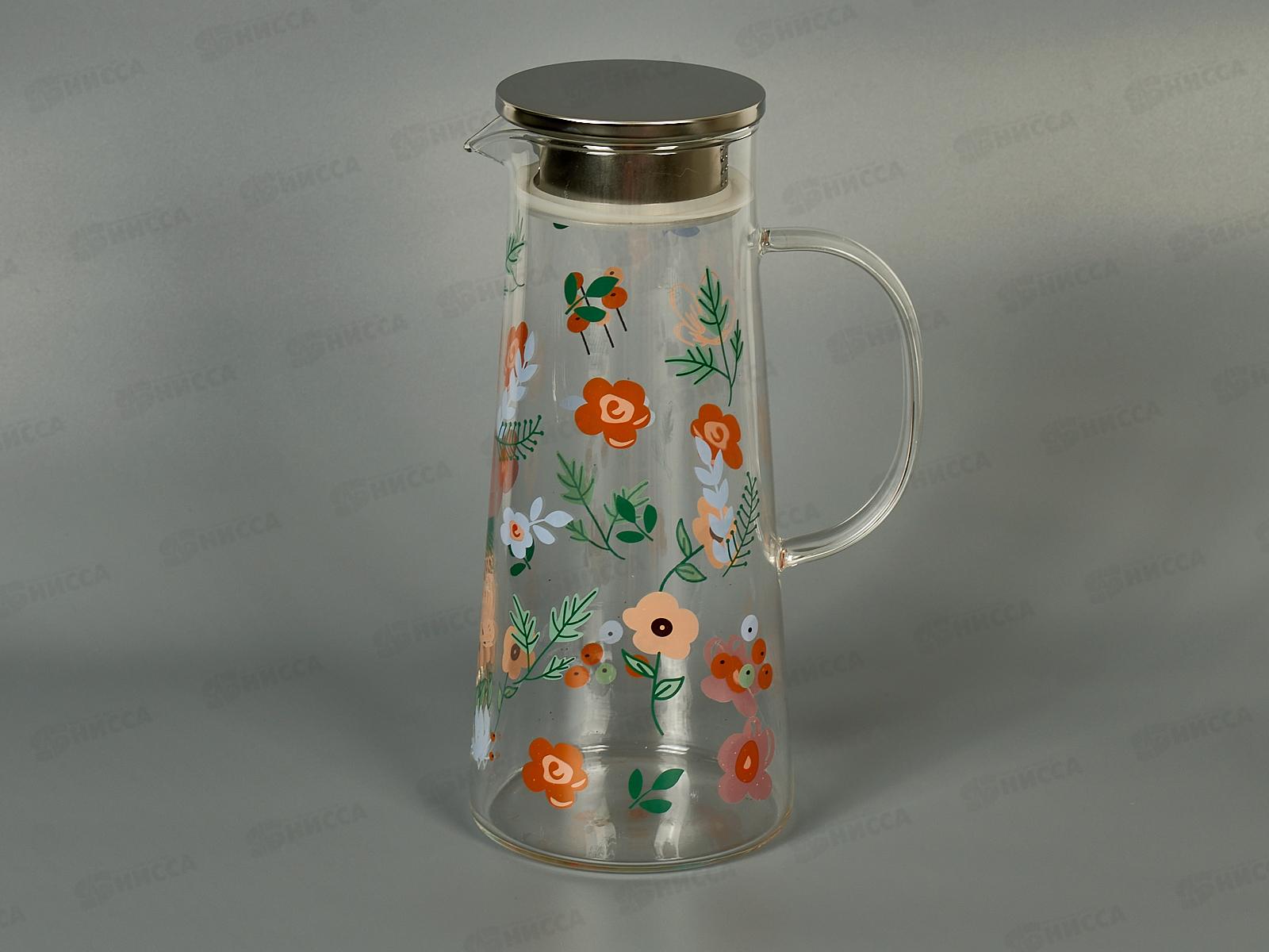 Кувшин с крышкой 1500мл + 6 стаканов 300мл, AL-25449 *8