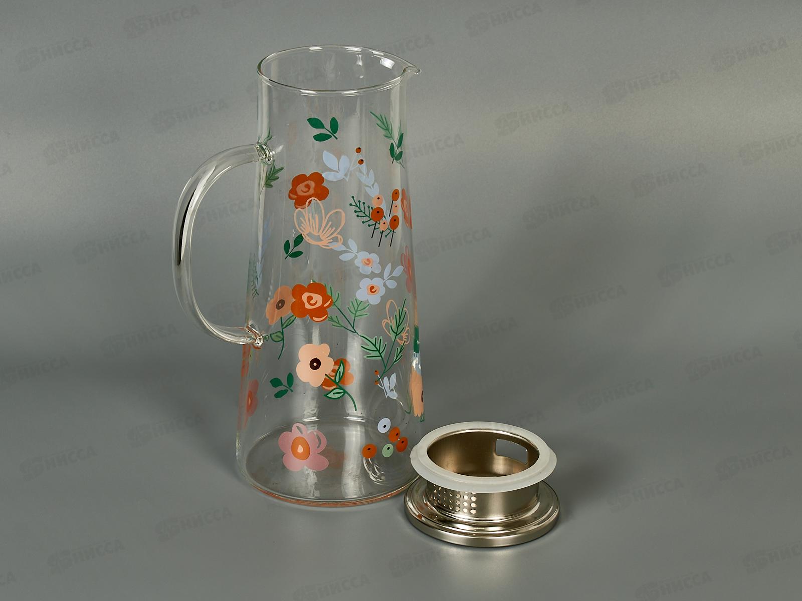 Кувшин с крышкой 1500мл + 6 стаканов 300мл, AL-25449 *8