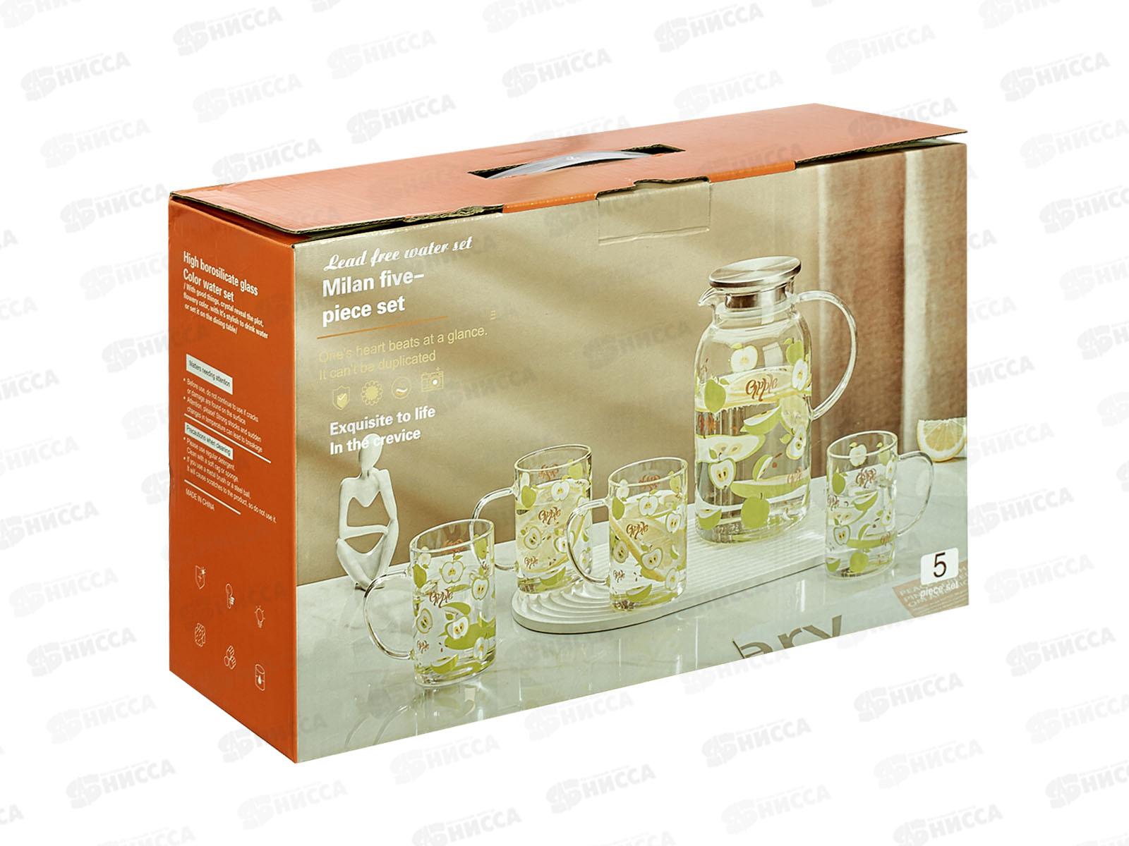 Кувшин 1800мл + 4 чашки 180мл, AL-25448  *8