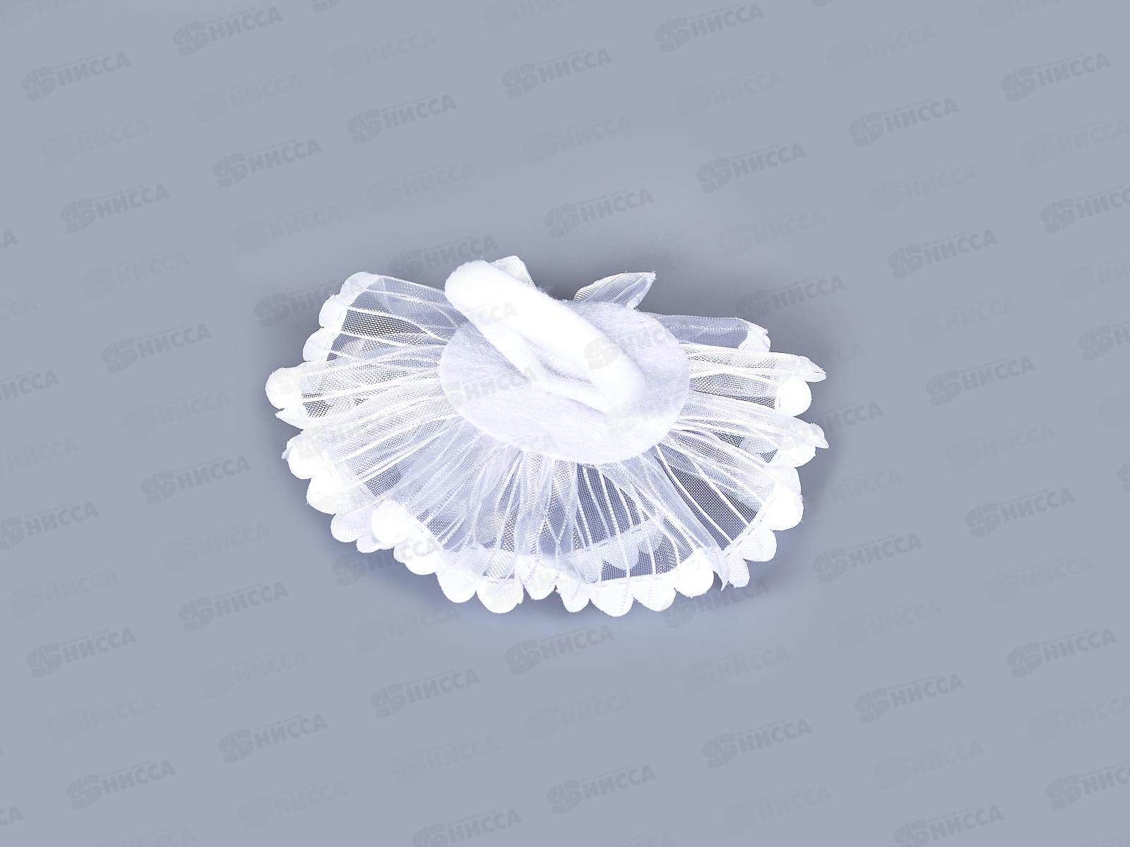 Резинка  д/в &quotШкольница&quot бант лучики 7см белый 7915734