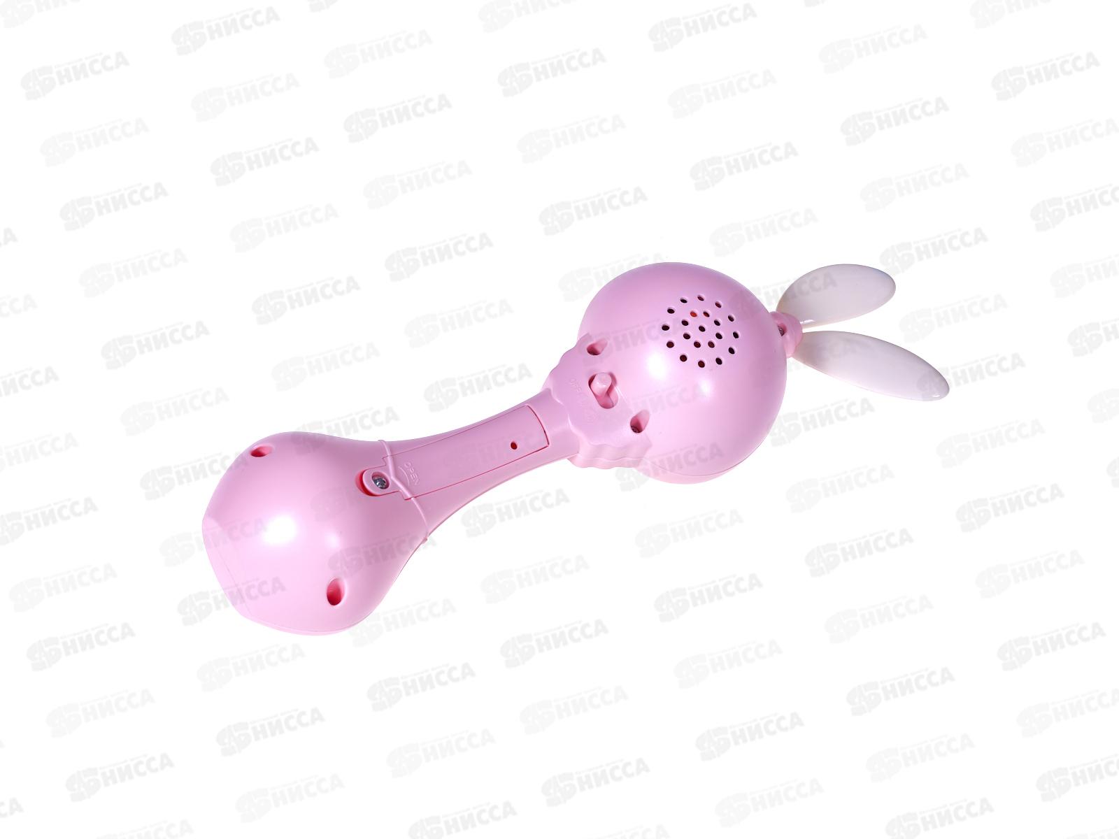 Погремушка &quotЗайка&quot розовый 9597088