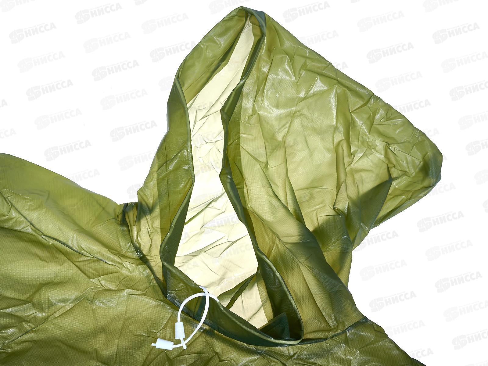 Дождевик ПОНЧО EVA01PG с чехлом зеленый 120мк