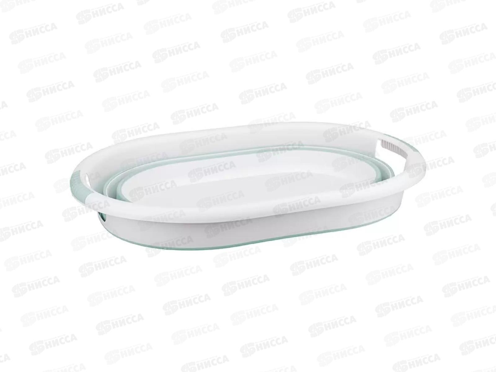 Таз 17,5л ФЛЕКС овал складной Морская волна М2520 *5