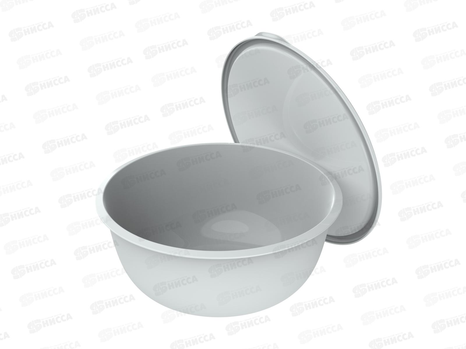 Миска 5,6л с крышкой &quotШарм&quot (серый) АП 578  *50