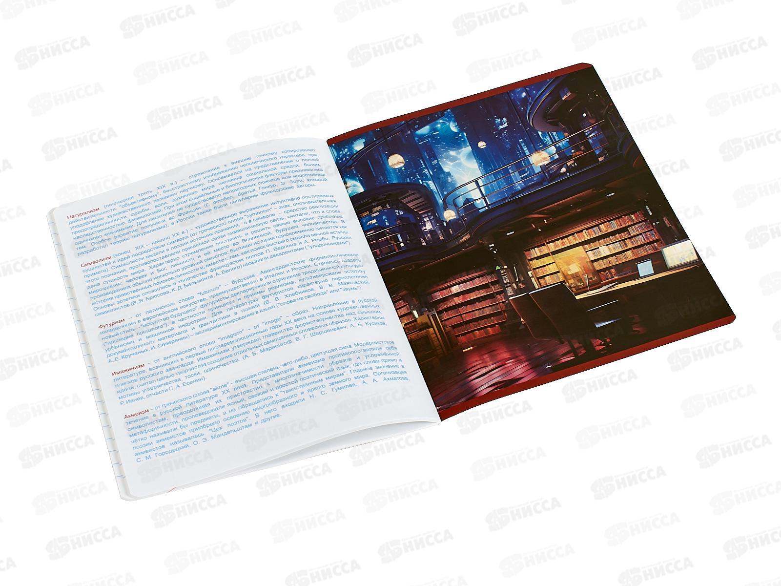 Тетрадь 48л лин. BG &quotМир будущего&quot Литература, 56340 *10/60