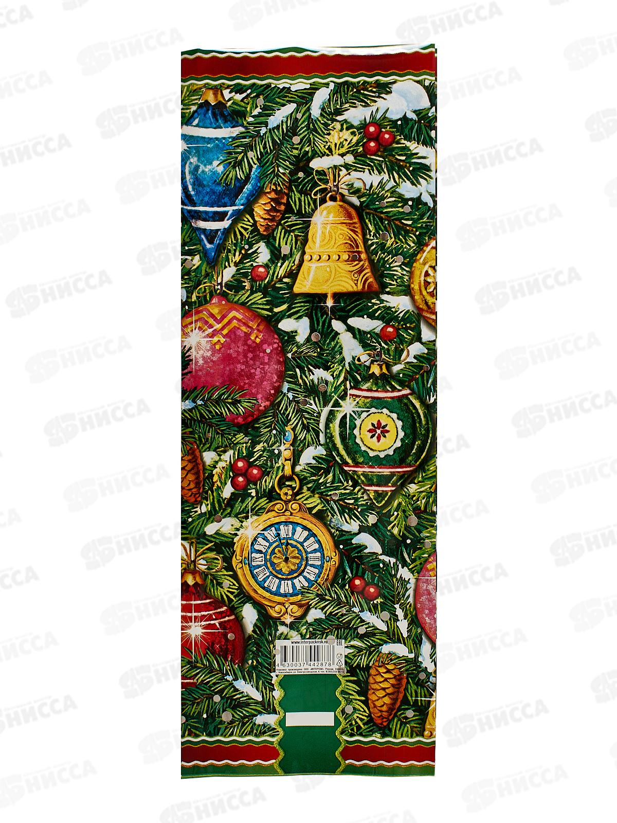 Пакет подарочный (13,5+2*3)*38/60 мкм Традиция *50/500