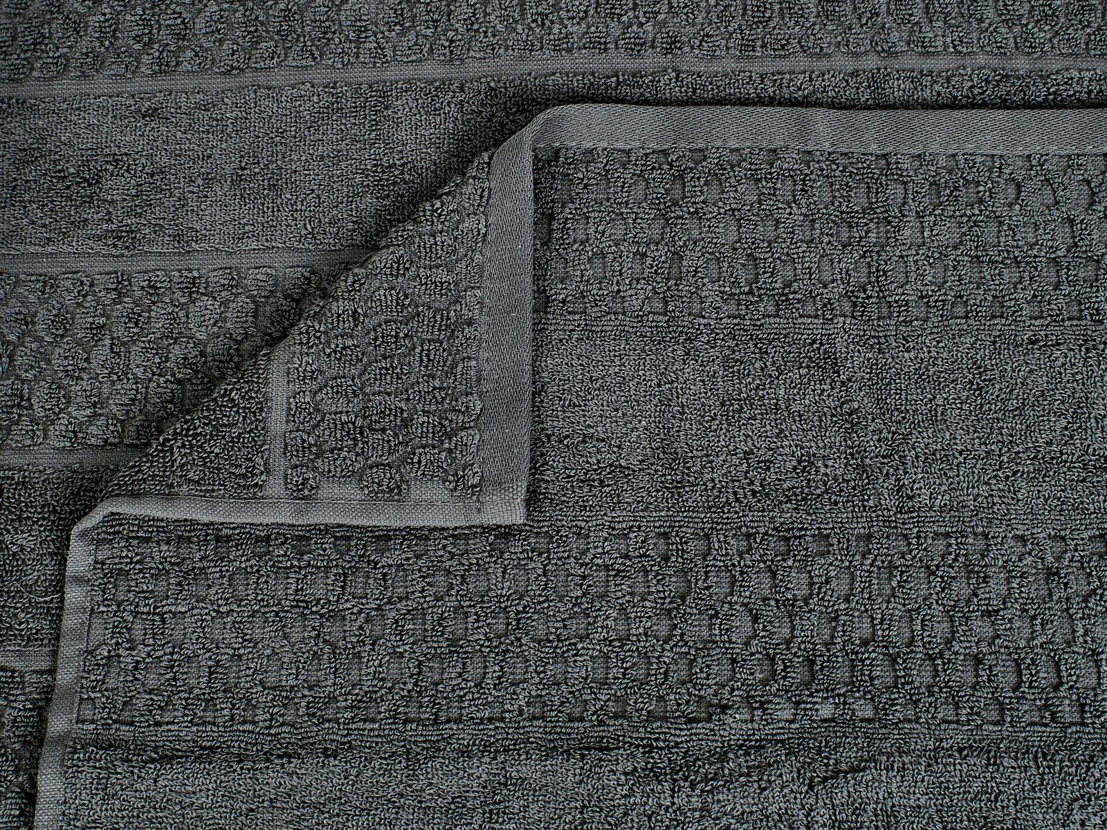 Полотенце махровое 70*130 LuxoR Эскама Темно-серый