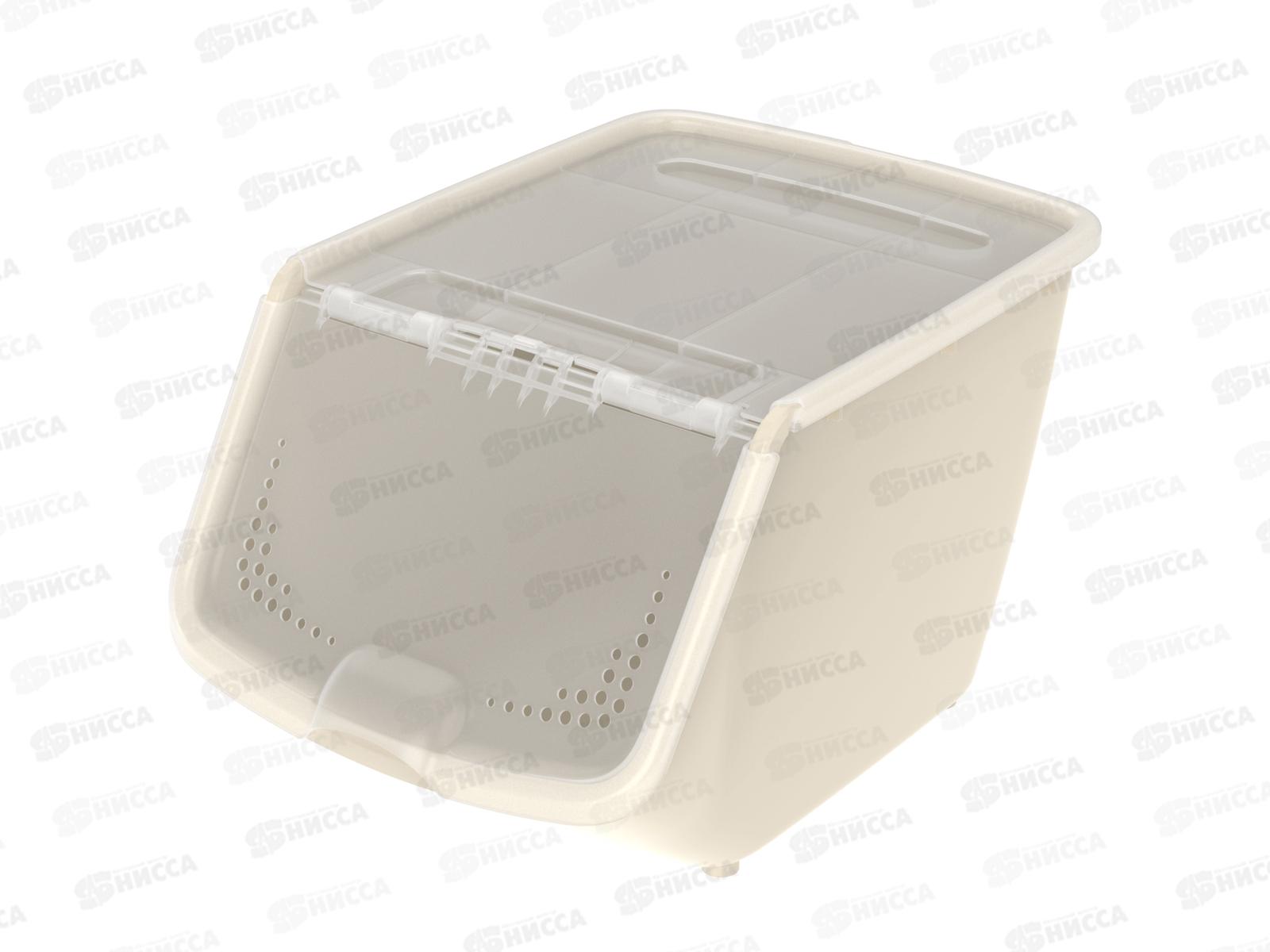 Контейнер универс. с крышкой 10,5л слон. кость, АП 770 (337х238х217мм)