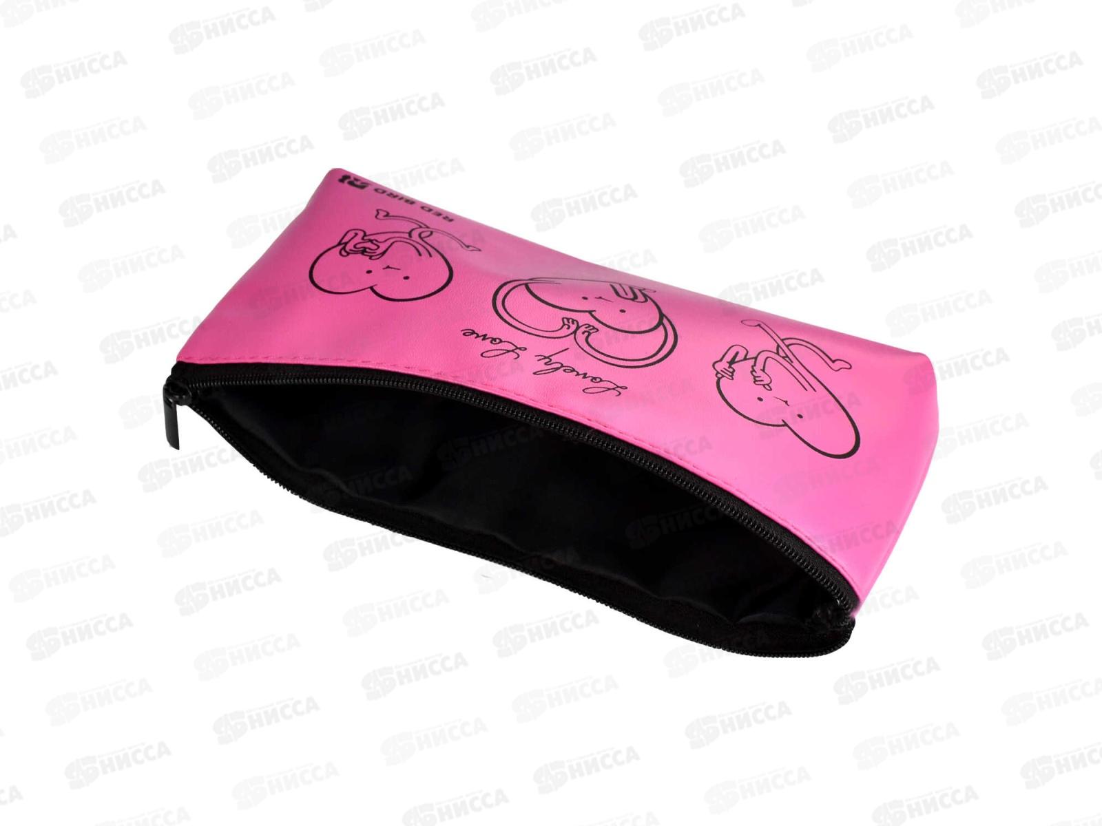 Пенал ФЕН Сердца , 20*8*3см, шелкограф. молн., 62666 *25