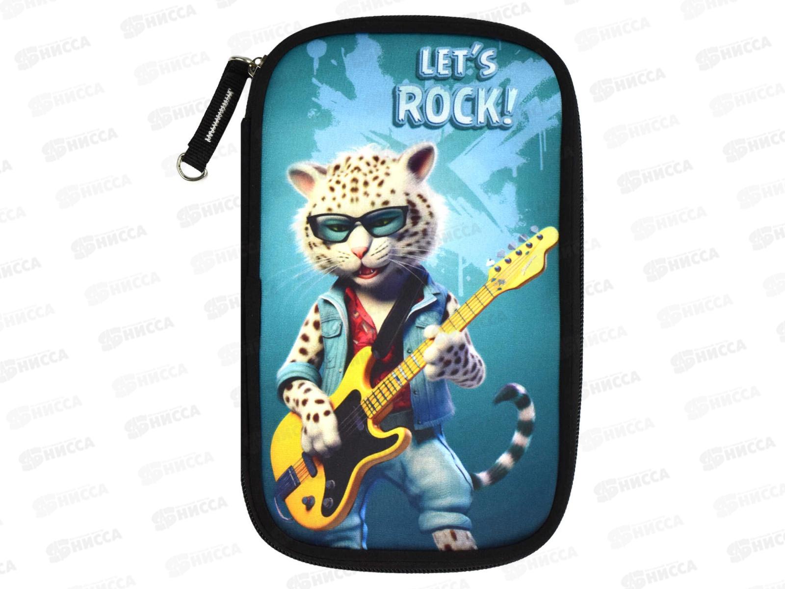 Пенал ФЕН Рок гитара 13,3*21*2,5 молния  65505 *24