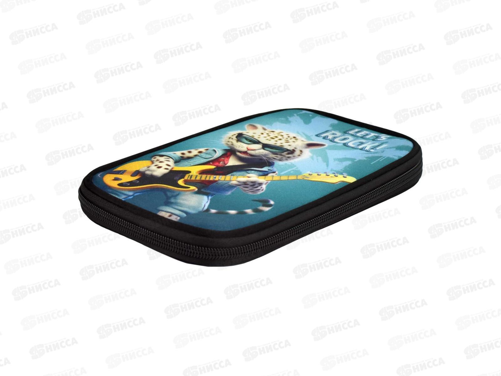 Пенал ФЕН Рок гитара 13,3*21*2,5 молния  65505 *24