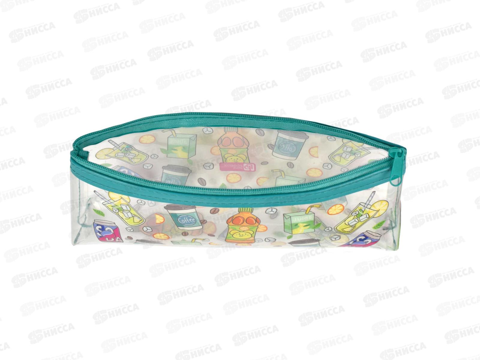 Пенал ФЕН Напитки, 21*9*3,5см 65734 *12