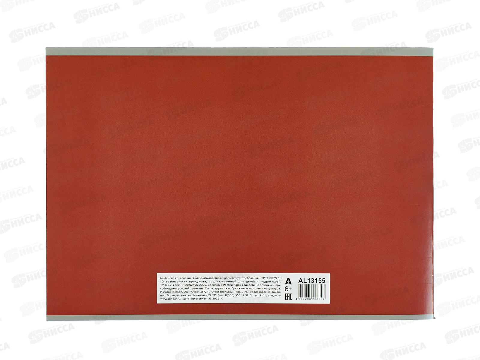 Альбом д/рис. 24л  Alingar Цветы, AL13155 *56