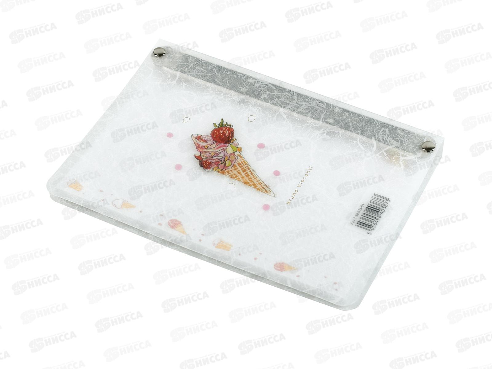 Тетрадь 80л кл. АЛЬТ Мороженое, на кольцах 7-80-633/04 *16