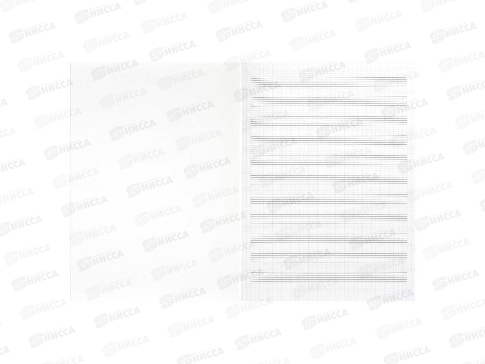 Тетрадь нотн. 16л ФЕН Котенок с гитарой, 69900 *50