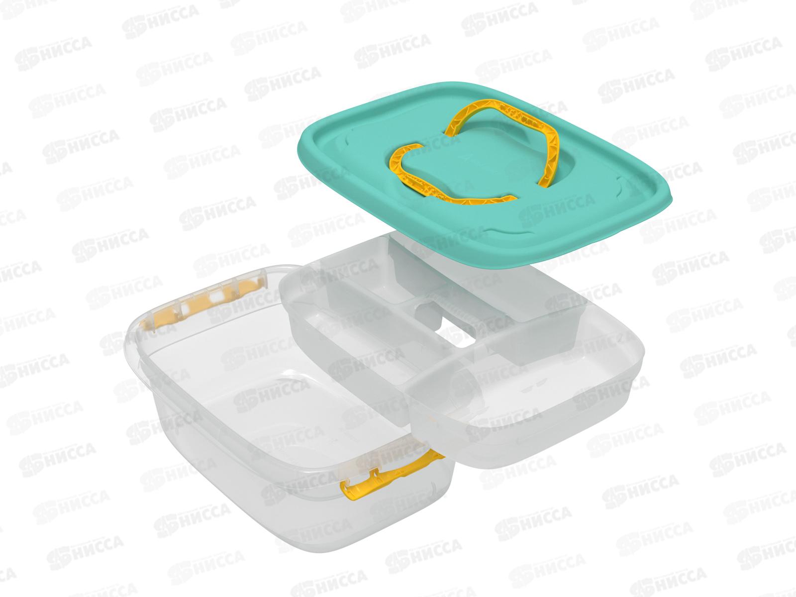 Унибокс с вкладышем 16л прозрачный (468х342х167мм), АП 430