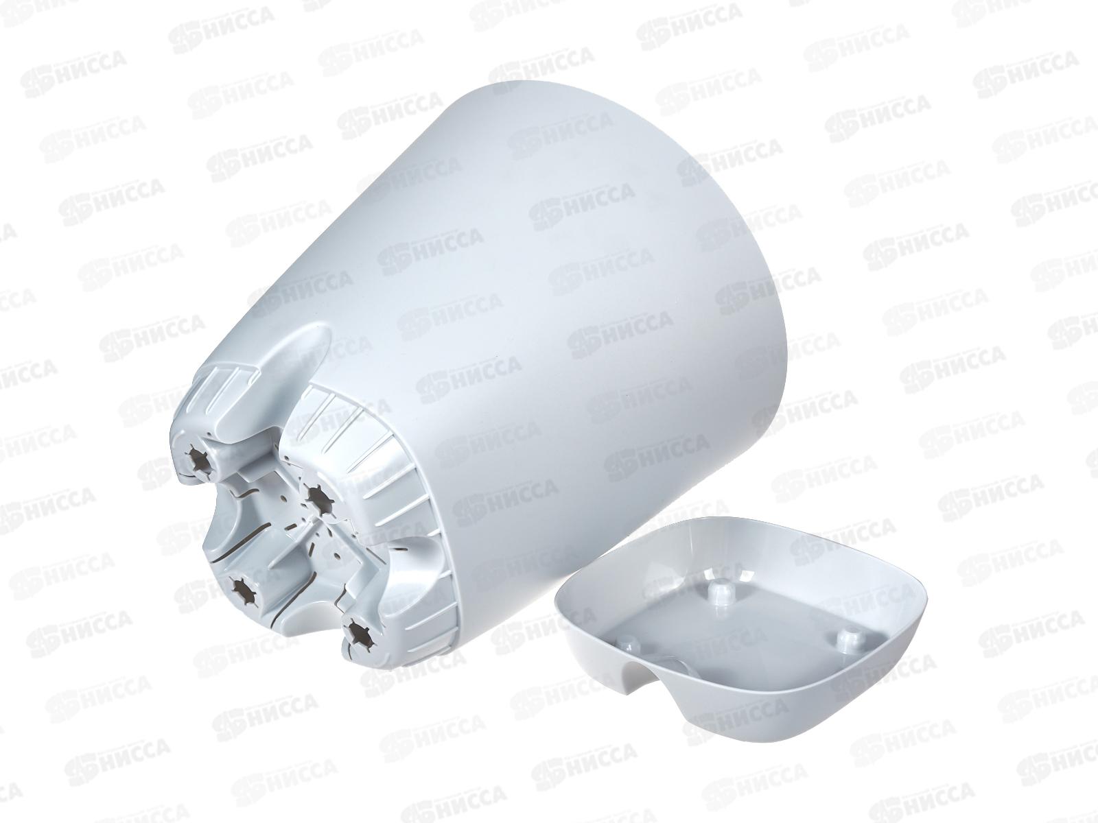 Кашпо &quotГранд&quot 15л серый (с поддоном) D-29,5см, H-31см, АП 1190 *18