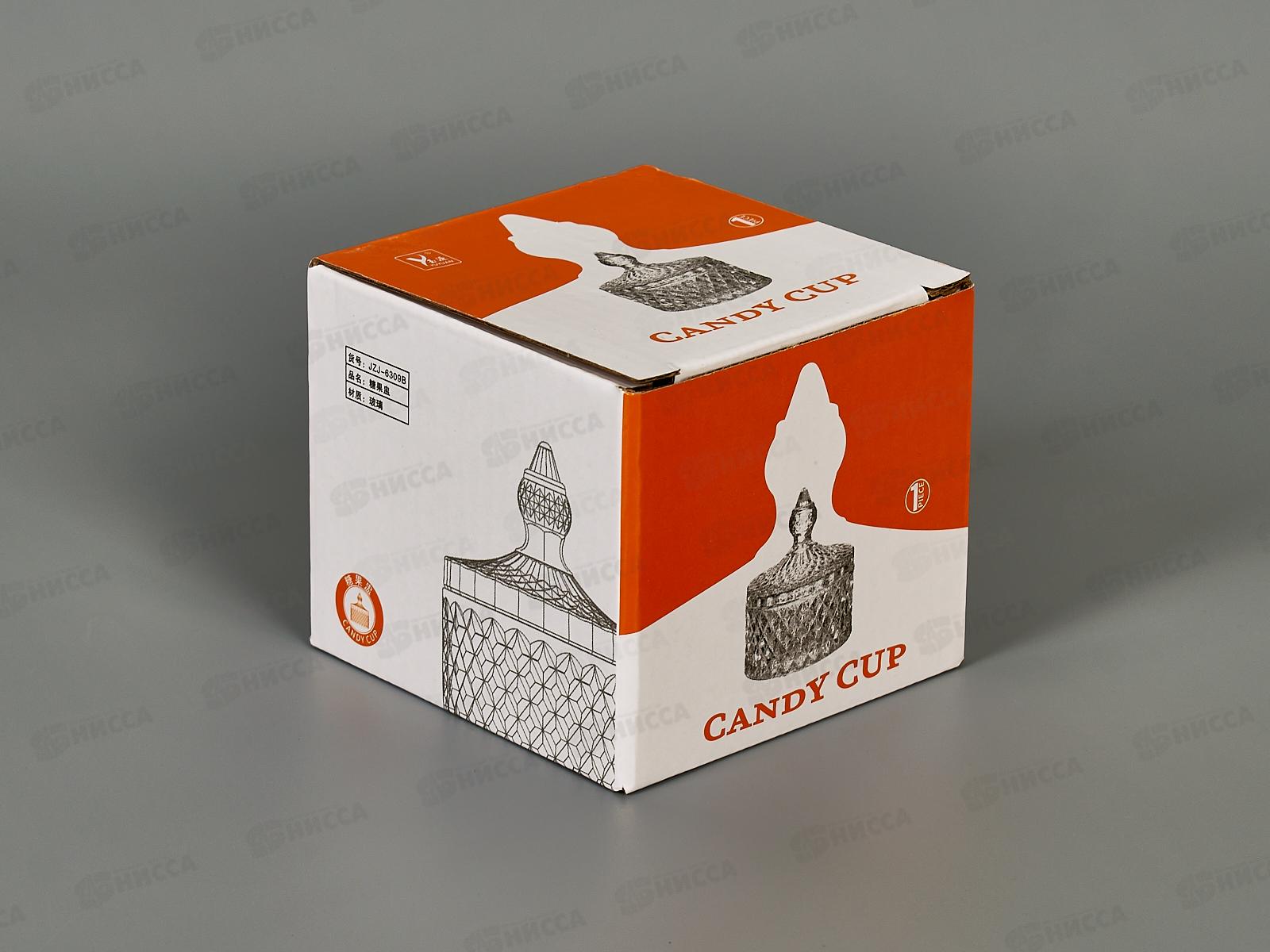 Ваза сервировочная с крышкой 8716 8,5*10см 295222