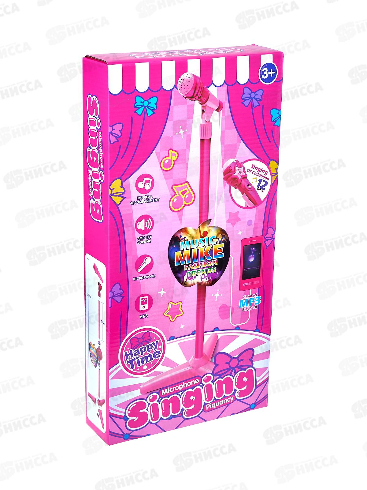 Микрофон №298-21А на стойке, коробка 38,5*5,5*19