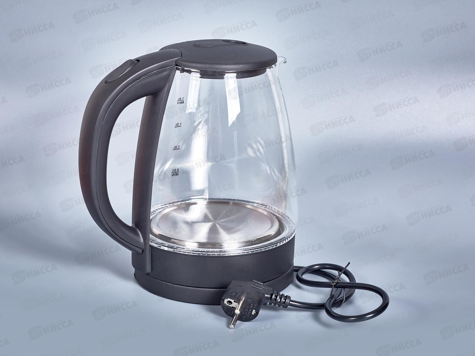 Чайник электр. HP-2701BK 1,8 стекло точеч подсв