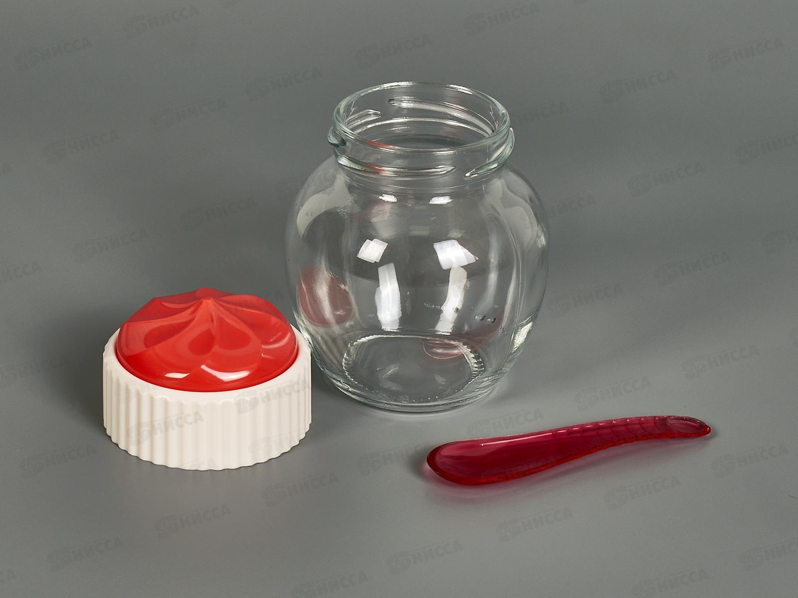 Банка для специй с ложкой 210мл *24 161002