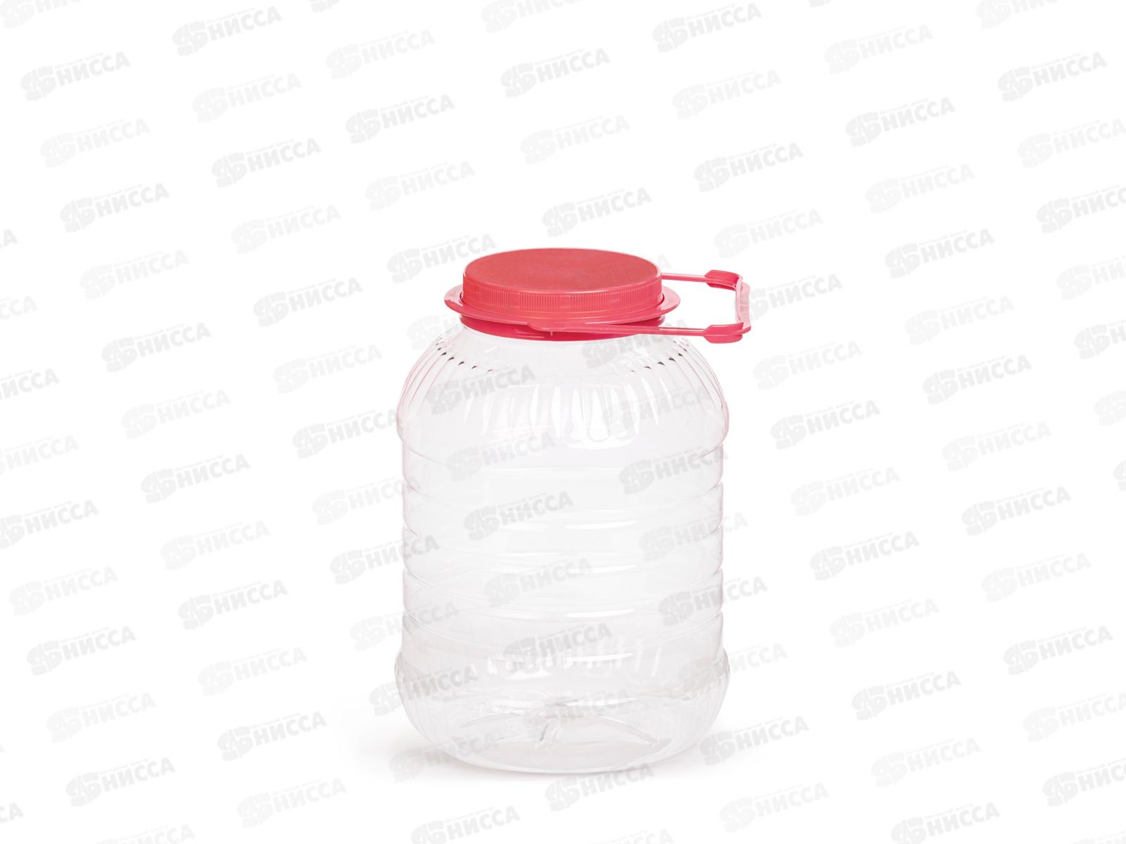 Банка 5л ПЭТ со съемной ручкой *10  М494