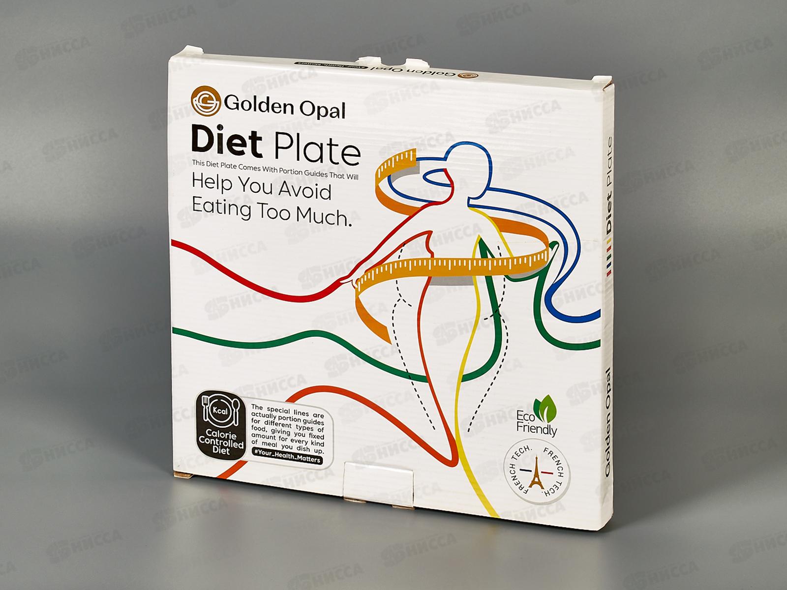 Тарелка для похудения 25см PLT0021GPT