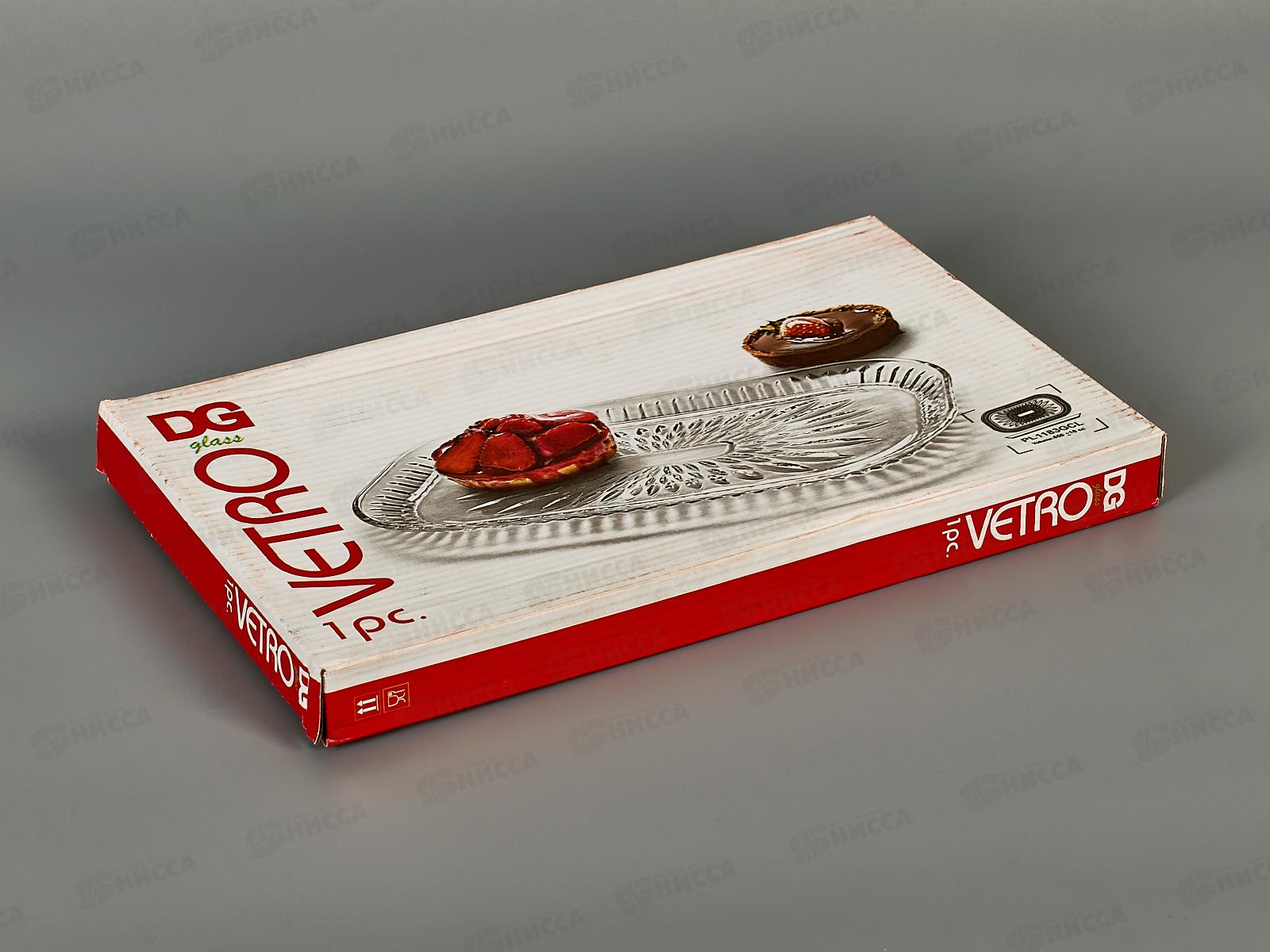 Блюдо VETRO, 29*18см, 1183  *12