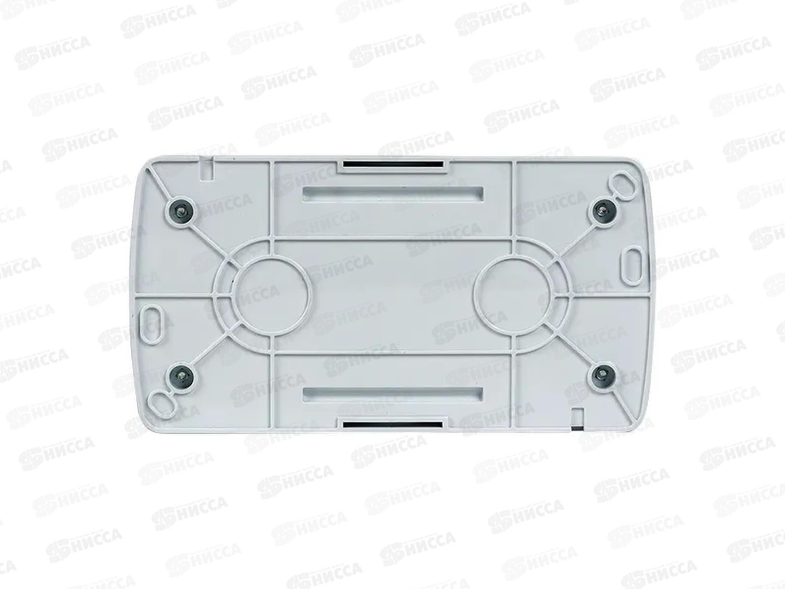 Розетка EKF Владивосток Розетка двойная 16А с заземлением, с прозрачной крышкой, IP54