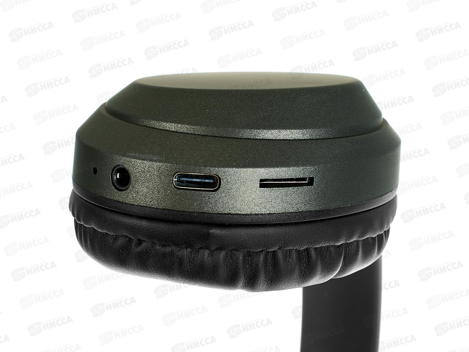 Гарнитура Perfeo MODE полноразмерная с микрофоном, BT/AUX/FM/MP3, черная