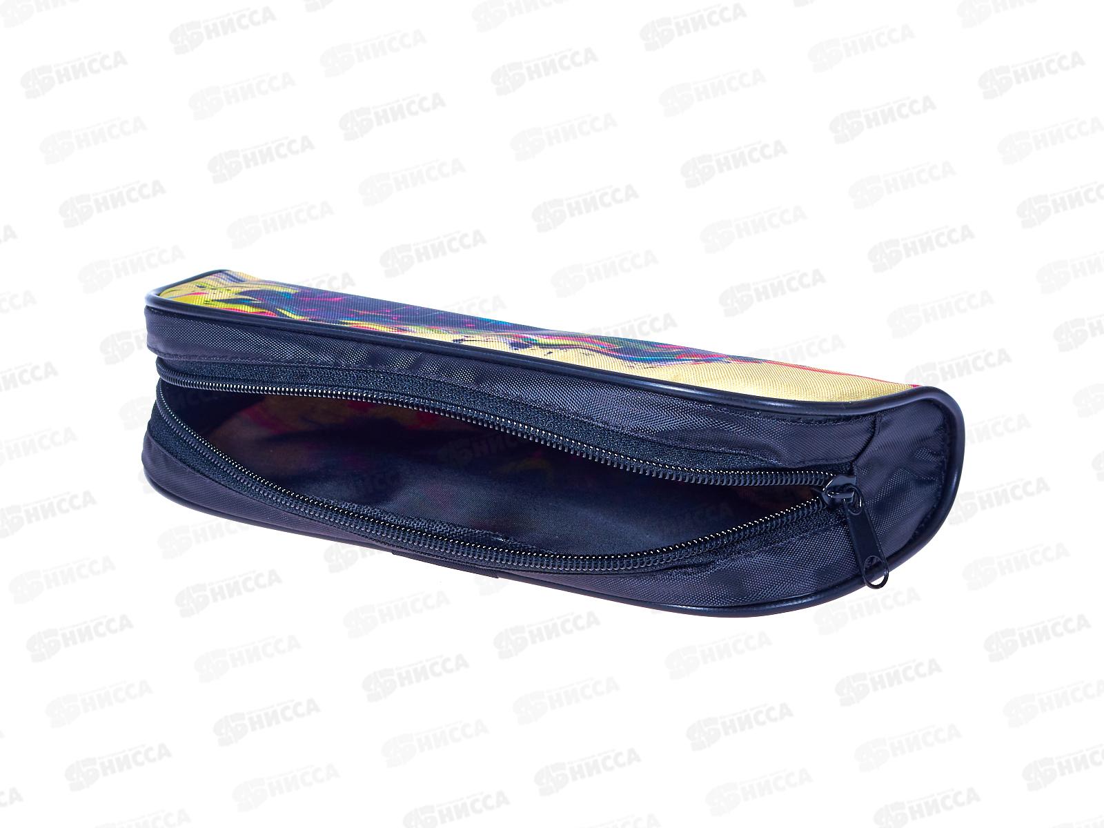 Пенал ПЧЕЛКА 1 отд, Яркое авто 2025 ,2-х стор.печ.ткан.,200*95*40 К-14