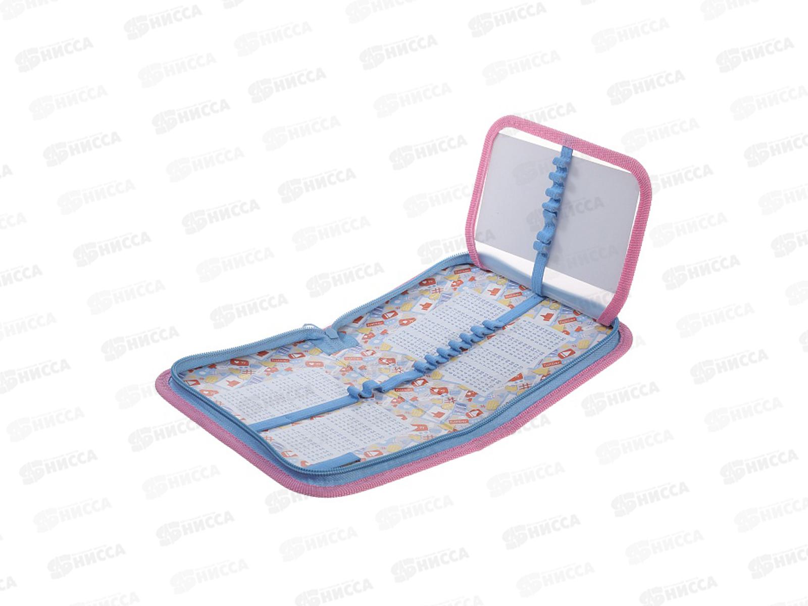 Пенал Hatber 19*13 Милый зайчонок 1 отд, молн.,46078 *12